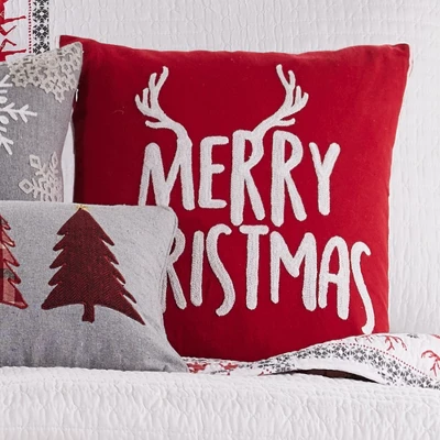 Rudolph Holiday Decorative Pillow Red - Levtex Home 2 Rudolph Holiday Decorative Pillow Red - Levtex Home - Image 2