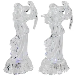 Northlight LED Lighted Color Changing Angel Acrylic Christmas Decorations - 9" - Set Of 2 7 Northlight LED Lighted Color Changing Angel Acrylic Christmas Decorations - 9" - Set Of 2 -National Tree Company Store GUEST e8d6d789 4a5f 48ed bd34 2c70bf80be93