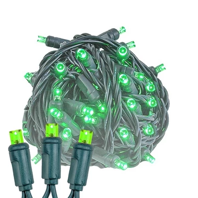Novelty Lights LED Christmas String Lights 70 Mini Bulbs (Green Wire, 24 Feet) 8 Novelty Lights LED Christmas String Lights 70 Mini Bulbs (Green Wire, 24 Feet) - Image 8