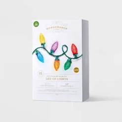 25ct LED C9 Faceted Christmas String Lights With Green Wire - Wondershop™ -National Tree Company Store GUEST ec90a092 b08a 4c86 b818 00f59351f57a