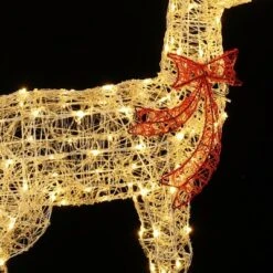 LuxenHome 3-Piece Deer Family Outdoor Holiday Decoration Set With Lights And Timer White, Red 19 LuxenHome 3-Piece Deer Family Outdoor Holiday Decoration Set With Lights And Timer White, Red -National Tree Company Store GUEST f530e11c 1199 4dcb ba33 298a8297d4c2