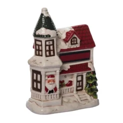 Transpac Dolomite Light Up Santa House With Music - Festive Christmas Decorative Object For Holiday Cheer 7 Transpac Dolomite Light Up Santa House With Music - Festive Christmas Decorative Object For Holiday Cheer -National Tree Company Store GUEST f746560b 5eda 454a bee7 9b85d3822bc6