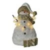 Transpac Resin LED Snowman Tabletop Figurine Christmas Decoration Battery Operated Prelit Indoor Holiday Decor