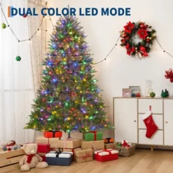 Christmas Artificial Tree, PVC Mixed Automatic Tree With Dual Color LED Lights -National Tree Company Store GUEST fadca998 c632 42df a314 a41e69b9abda