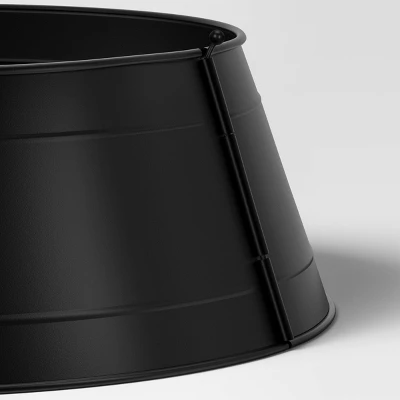 25" Metal Christmas Tree Collar Black - Wondershop™ 2 25" Metal Christmas Tree Collar Black - Wondershop™ - Image 2