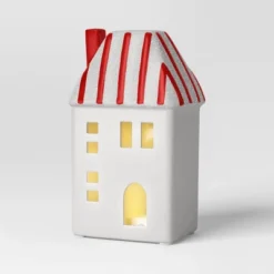 6.25" Christmas Lit Ceramic House - Wondershop™ -National Tree Company Store GUEST fe6fd2e7 0151 4620 9179 1649121068ad