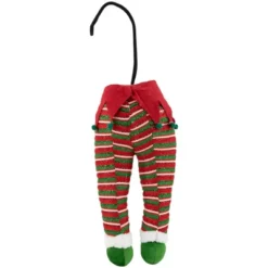 Northlight 19" Red And Green Striped Elf Legs Christmas Decoration -National Tree Company Store GUEST feb8b58a f7e9 44e4 9794 8dcfde76c29e