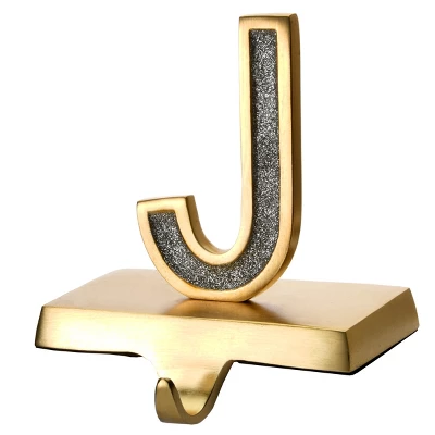 3pc 5" Silver Sparkle "JOY" Stocking Holders - National Tree Company 3 3pc 5" Silver Sparkle "JOY" Stocking Holders - National Tree Company - Image 3