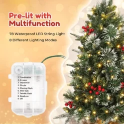 Homhougo 3FT 2-Pack Tabletop Flocked Christmas Trees With Cloth Bag Base, Small Decor For Office Or Entry 12 Homhougo 3FT 2-Pack Tabletop Flocked Christmas Trees With Cloth Bag Base, Small Decor For Office Or Entry -National Tree Company Store GUEST ffb87698 c764 47b2 be84 2437492bfc26